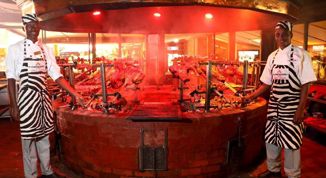 The 'Pit' at The Carnivore Restaurant